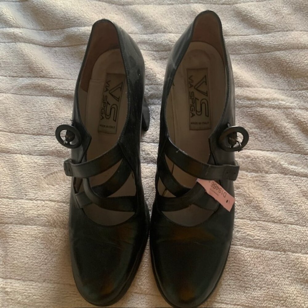 VS Via Spiga Black 3" Heels